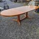 Baumann extendable table in teak from the 1960s (2 extensions)