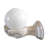 Vintage hand lamp in ceramic 70s