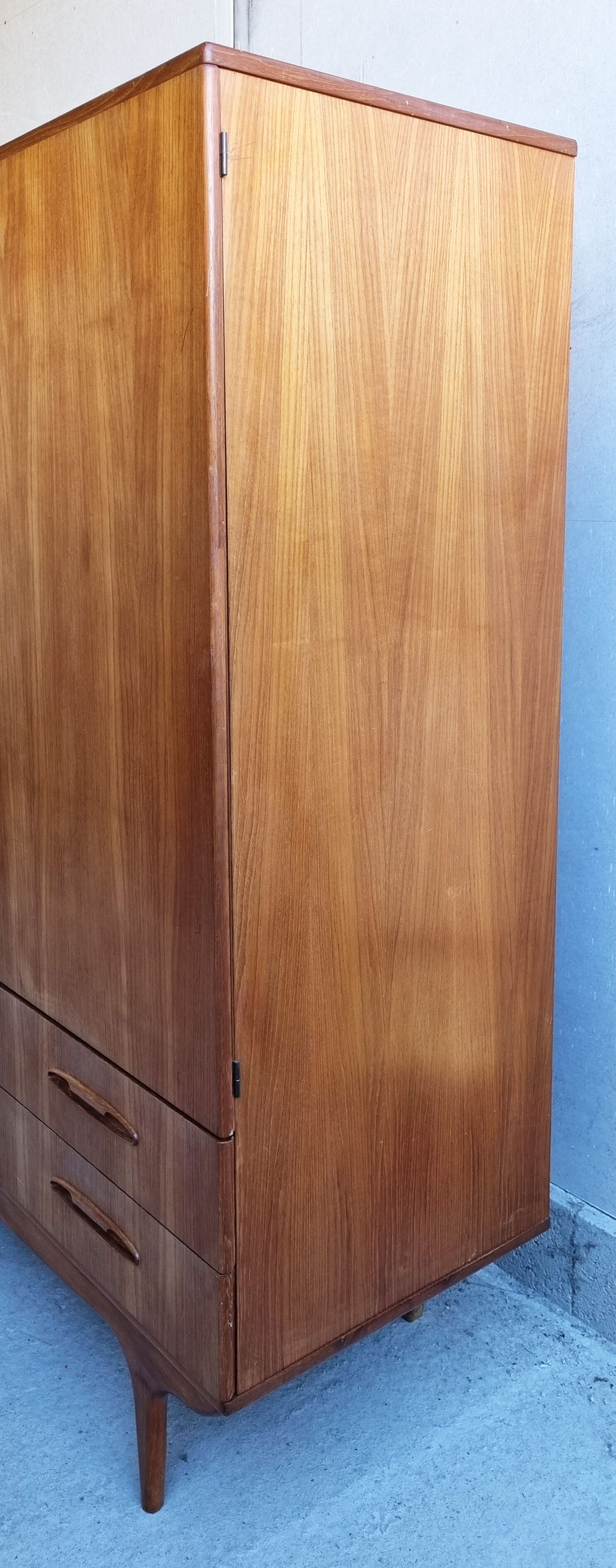 Armoire scandinave, lingère, made in Denmark, vintage, années 60