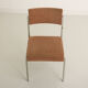 Office chair with chrome-plated steel structure