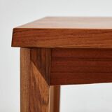 Restored teak dining table by henry kjærnulf for vejle mk9395