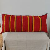Long Berber cushion Kilm red