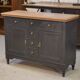 Small buffet in cherry wood 1960s