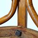 Art Nouveau office chair with curved wood attributed to J&J Kohn, 704 1/2 4V