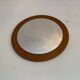 Minimalist brown mirror, 1960s