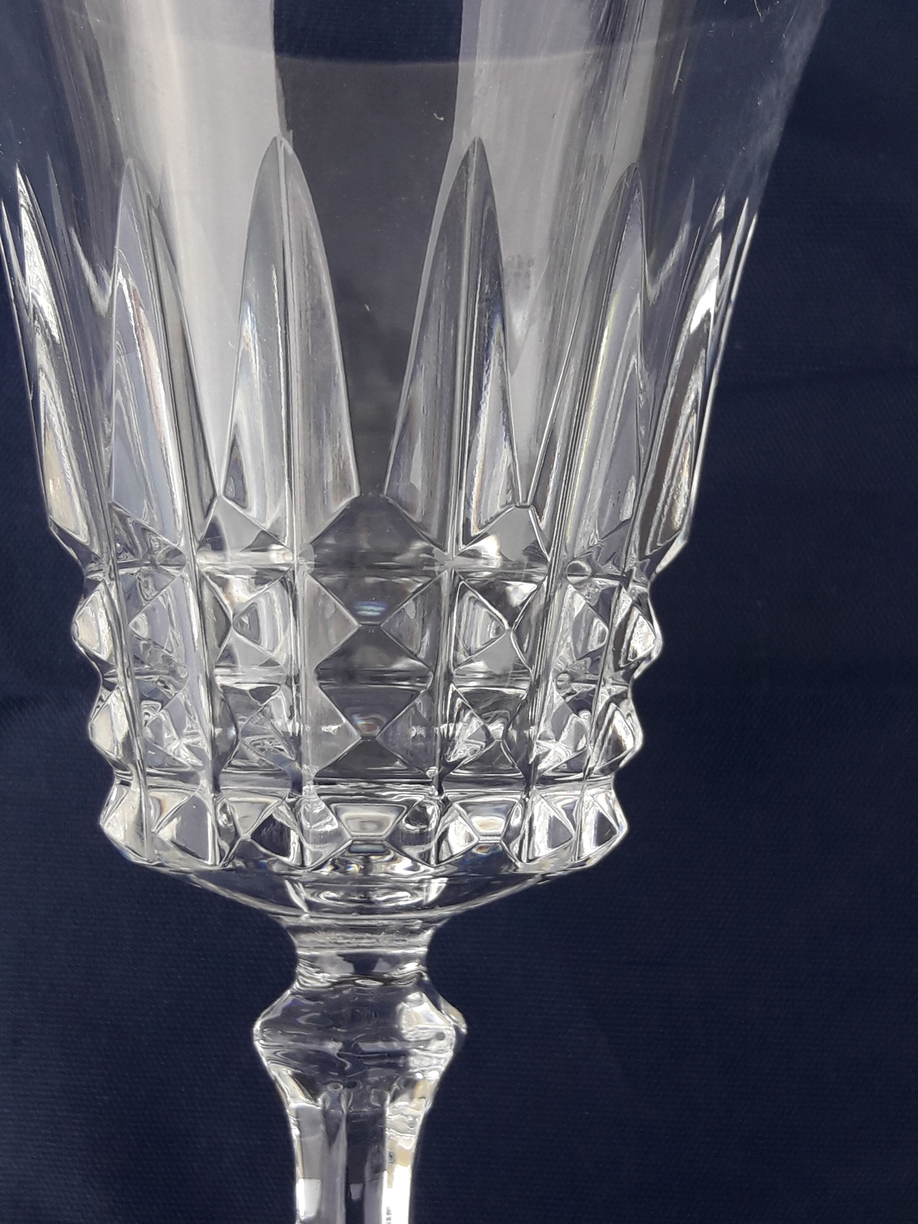 5 crystal liqueur glasses model Tuileries H 9.5 cm