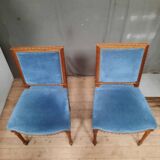 Paire de chaise style louis XVI