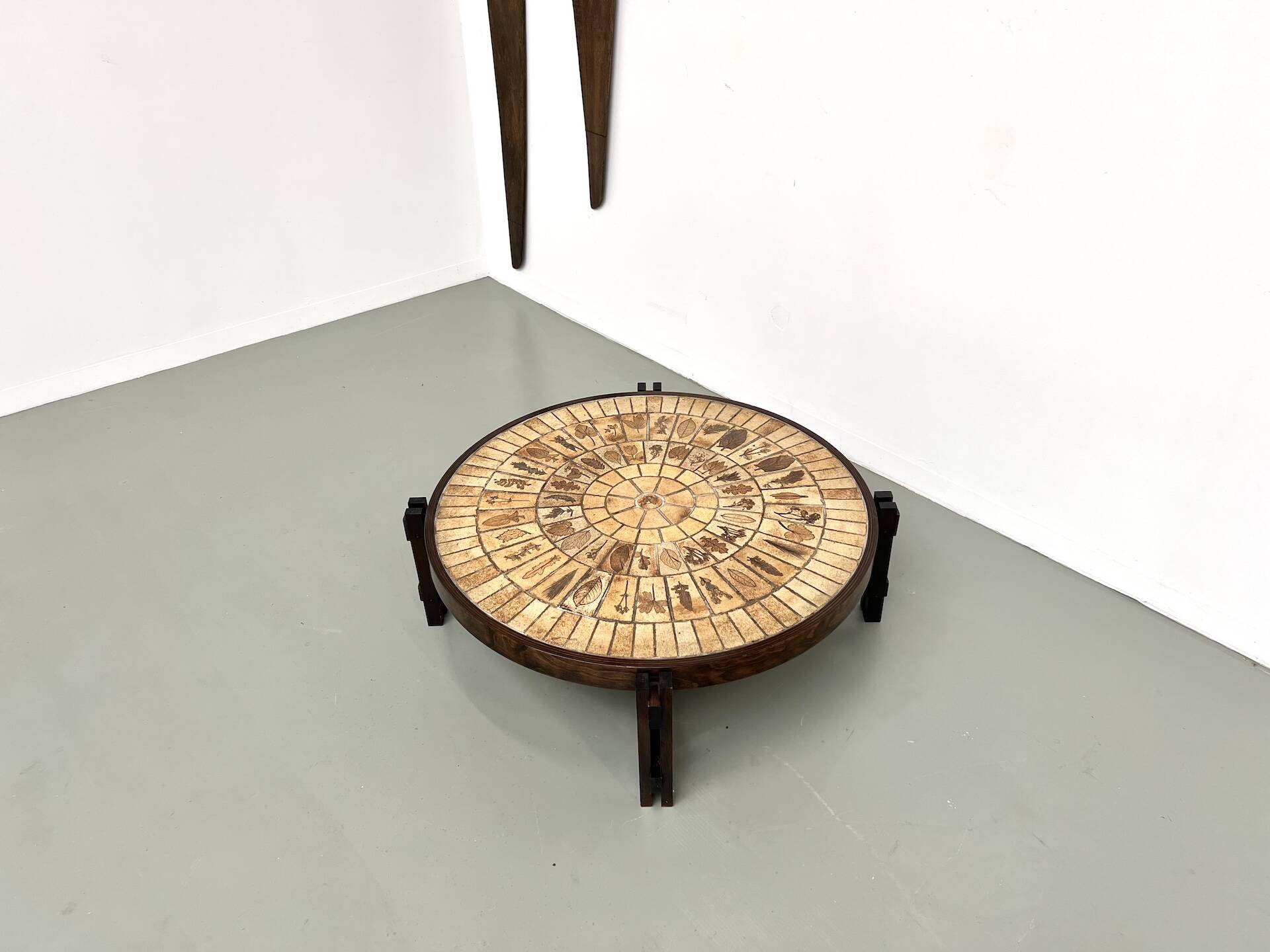 "Les Herbiers" coffee table by Roger Capron