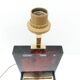 Maison Le Dauphin – “Caraïbes” lamp with gorgonia inclusion 1970-1980