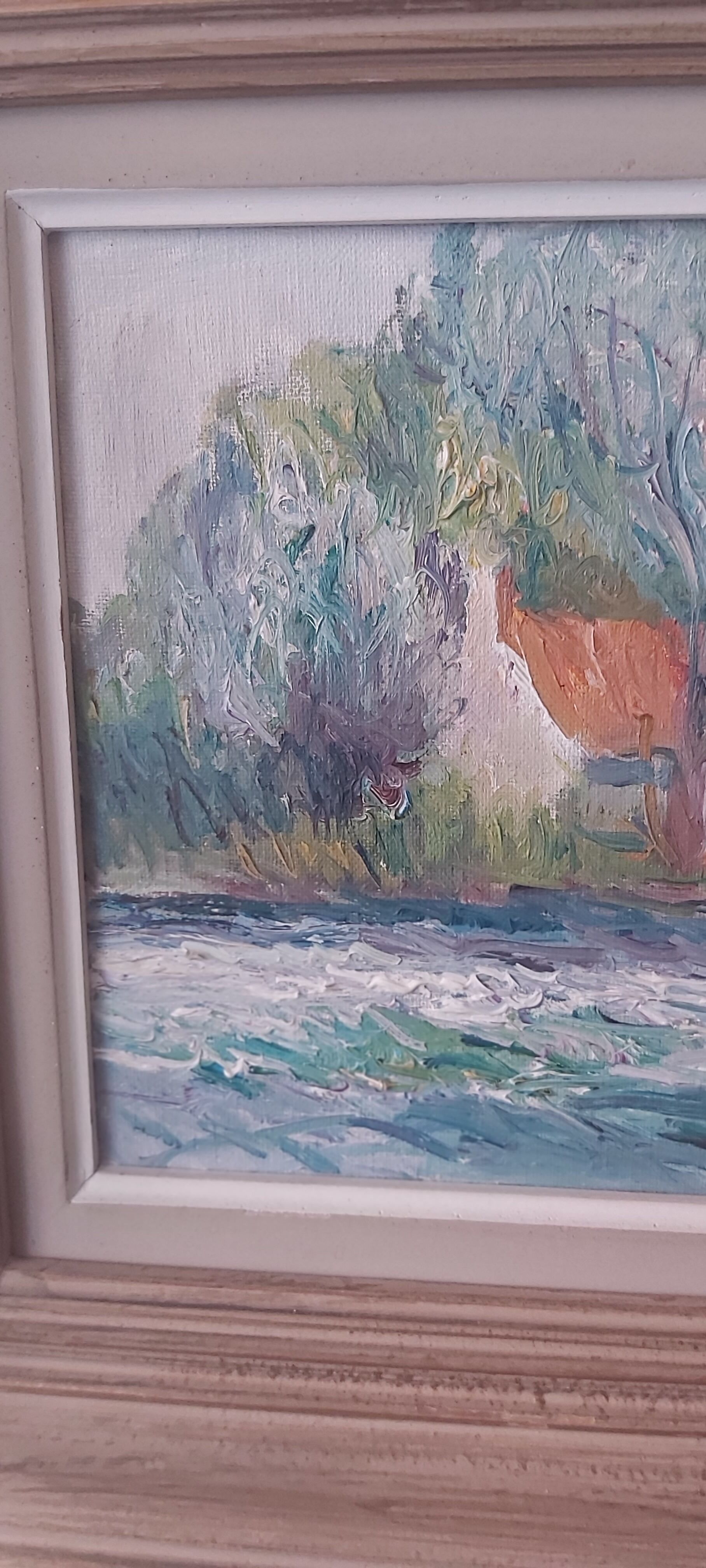 Landscape oil on canvas signed