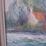 Landscape oil on canvas signed