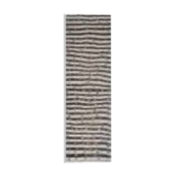 Tapis coureur kilim vintage turc fait main beige marron des années 1970 138x460