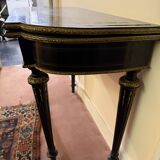 black half-moon table Napoleon III