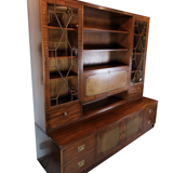 Large Antique Display Cabinet / Secretary in Mahogany from around the 1930s