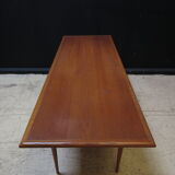 Vintage wooden coffee table, mid century, Czech, Nabytec
