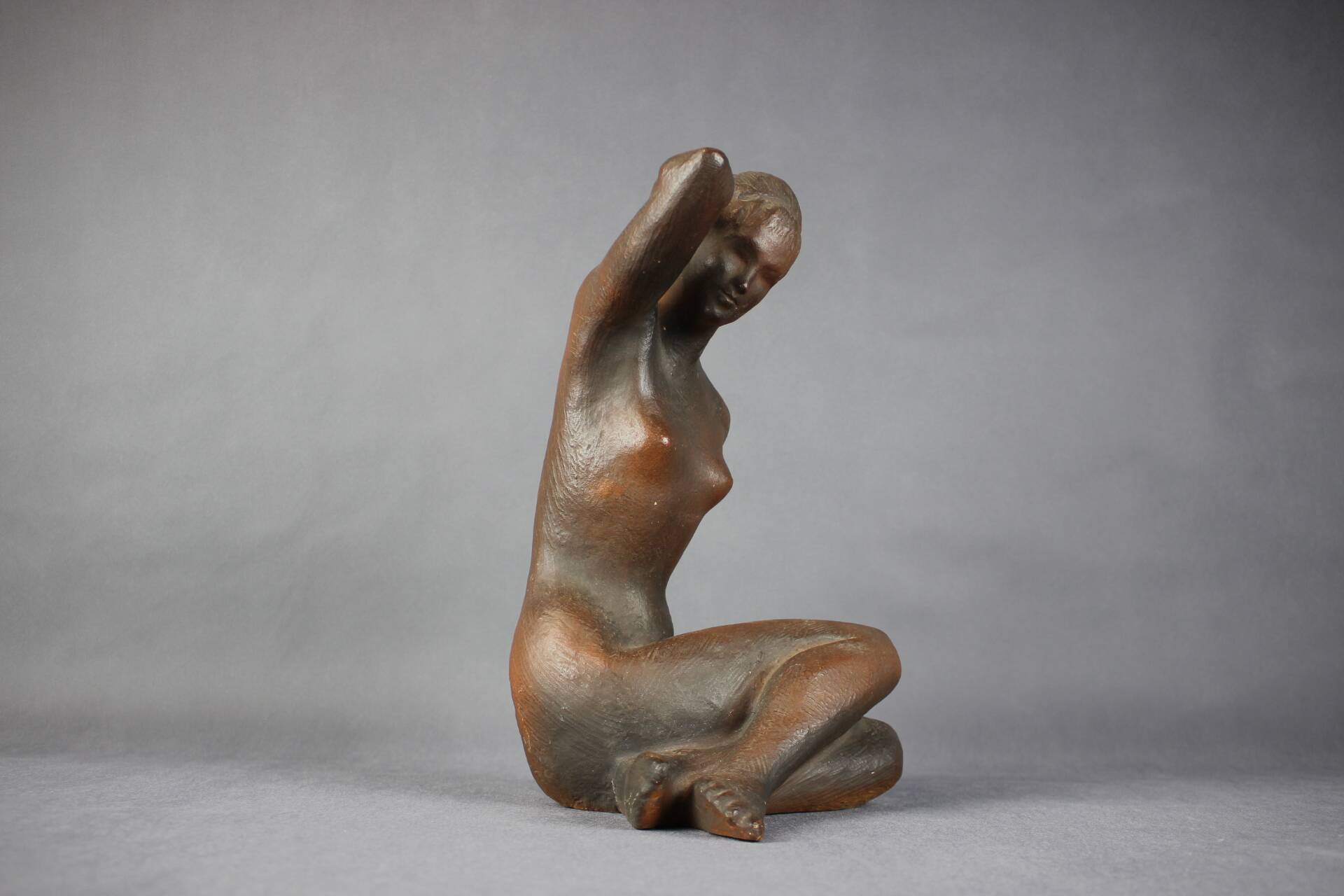 Large Statuette of Act by Bohumil Korda, Czechoslovakia, 1980s