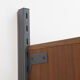 Teak and metal wall unit by Simplalux, 1960's