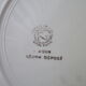 Flat dish of the new faiencerie of Givors