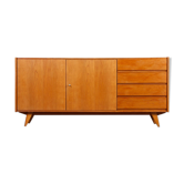 Wooden row by Jiroutek for Interier Praha, U-460, 1960