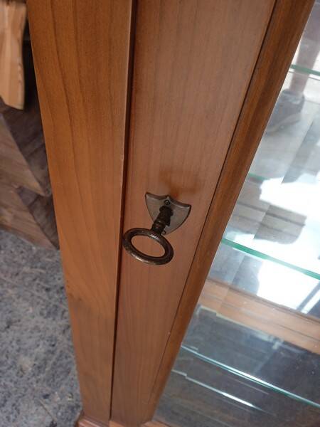 Louis Philippe cherry display case 140 cm