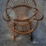 Rattan and bamboo garden furniture