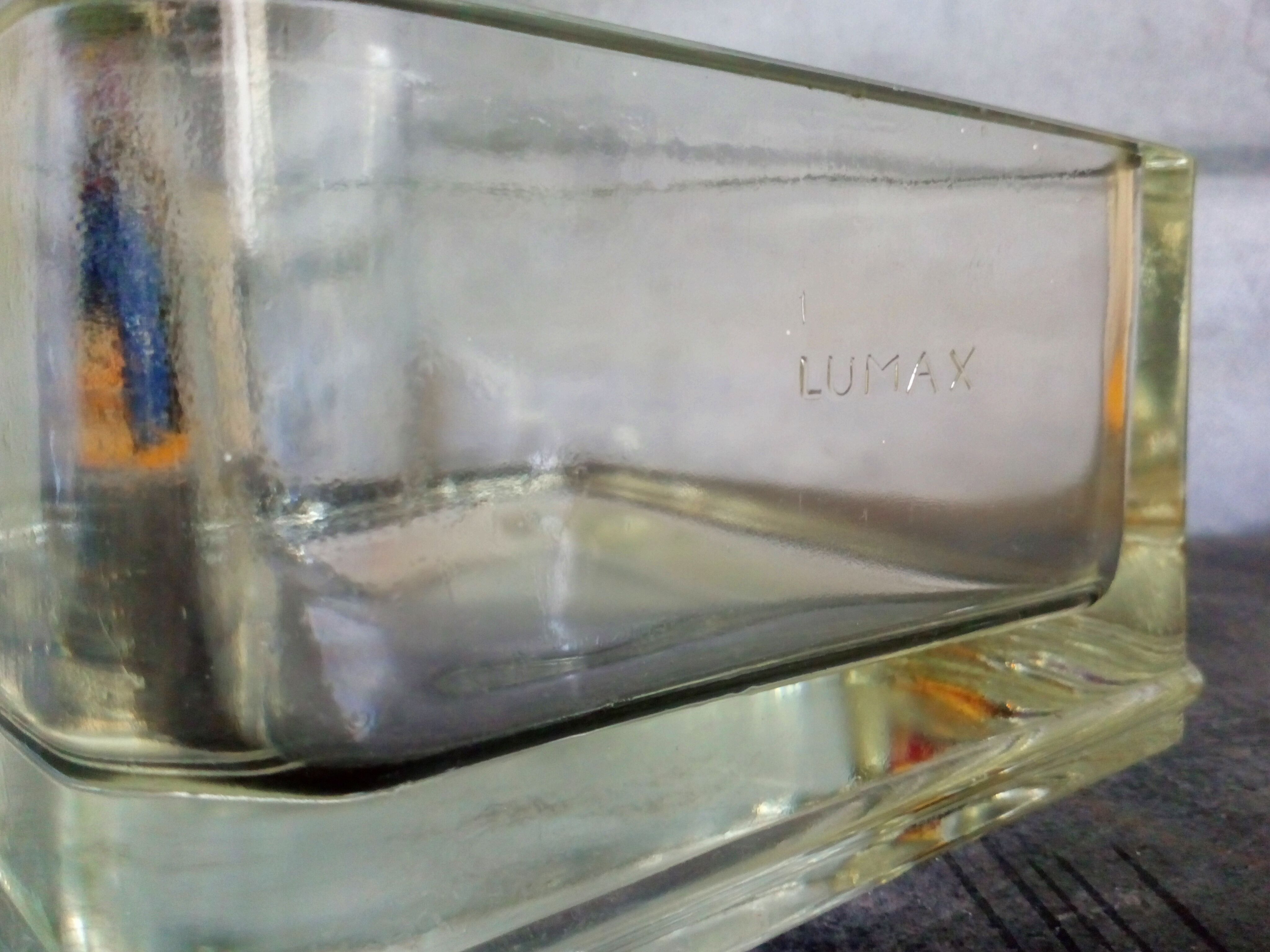 Glass paver of Lumax brand