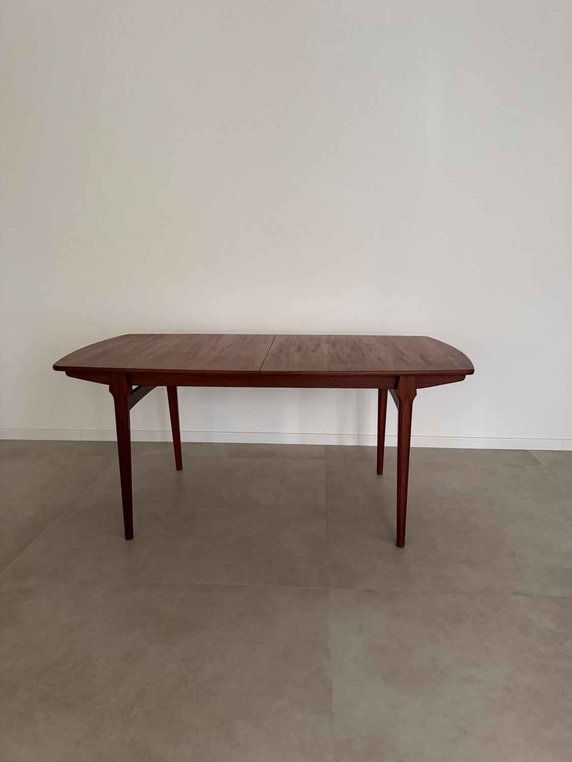 Vintage teak Scandinavian extendable dining table