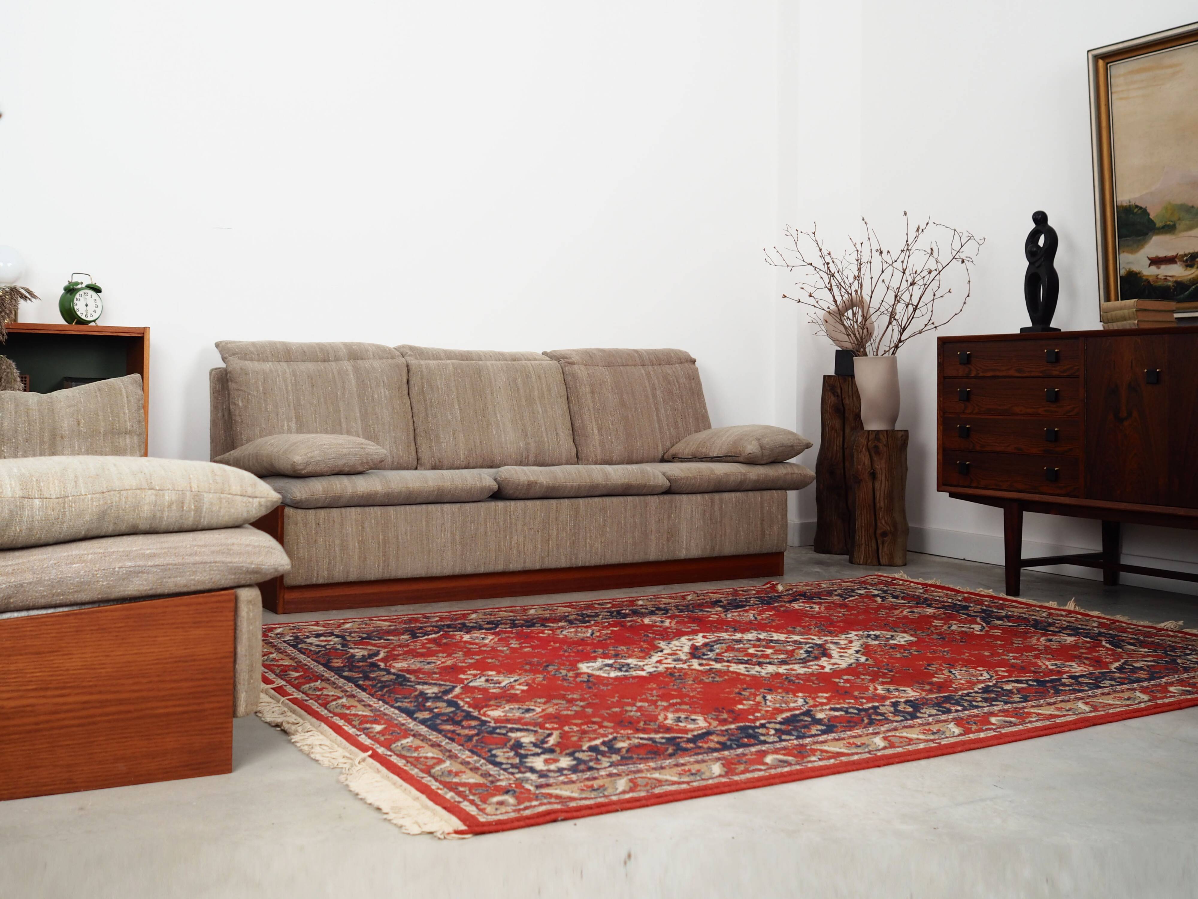 Teak sofa, Danish design, 1970s, production: Denmark