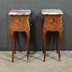 Pair of marquetry bedside tables, Louis XV style – 1960