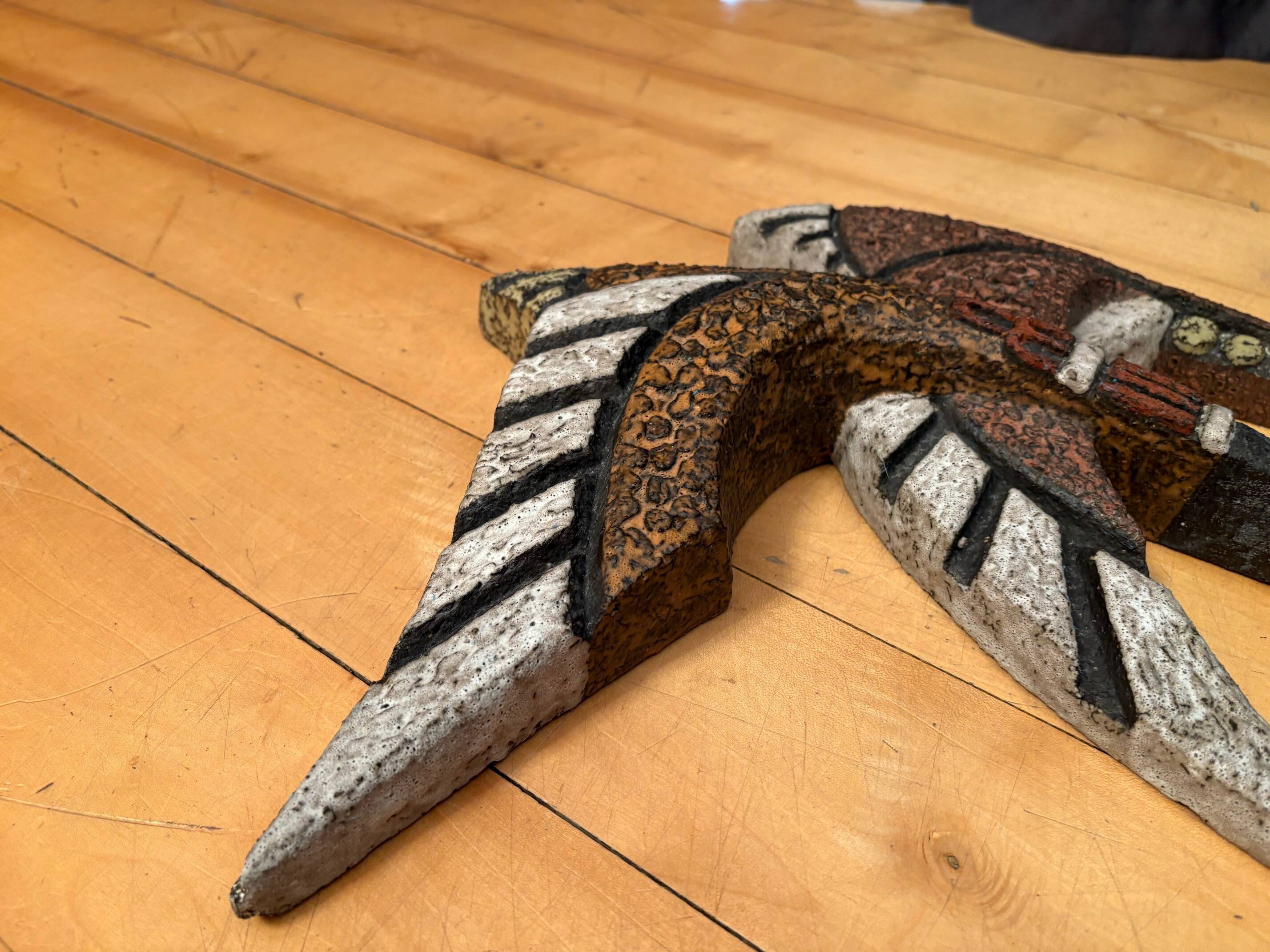 Ceramic wall decoration designed by Joop Puntman, AMHA, Netherlands, 1950s/