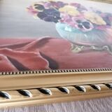 Painted painting on wood