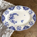 Large antique decorative Gien platter