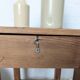 Wooden shoeshiner stool