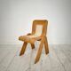 Italian chair in ash and caning by Gigi Sabadin for Stilwood, 1972