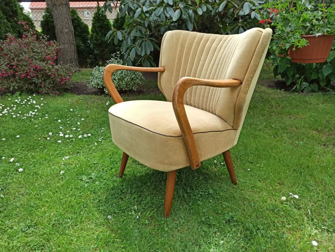 Vintage cocktail armchair, 1960s / 1970s