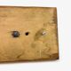 Vintage industrial wood and metal coat rack