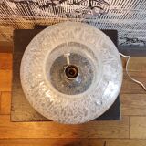 Lampe champignon en verre italien 1970