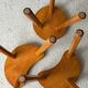 Vintage tripod stool trio