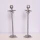 Aluminium candlesticks, 1970s