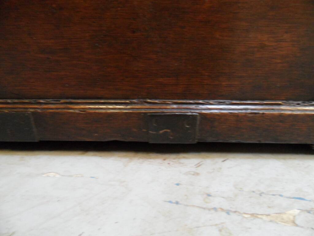 Antique wooden travel  chest