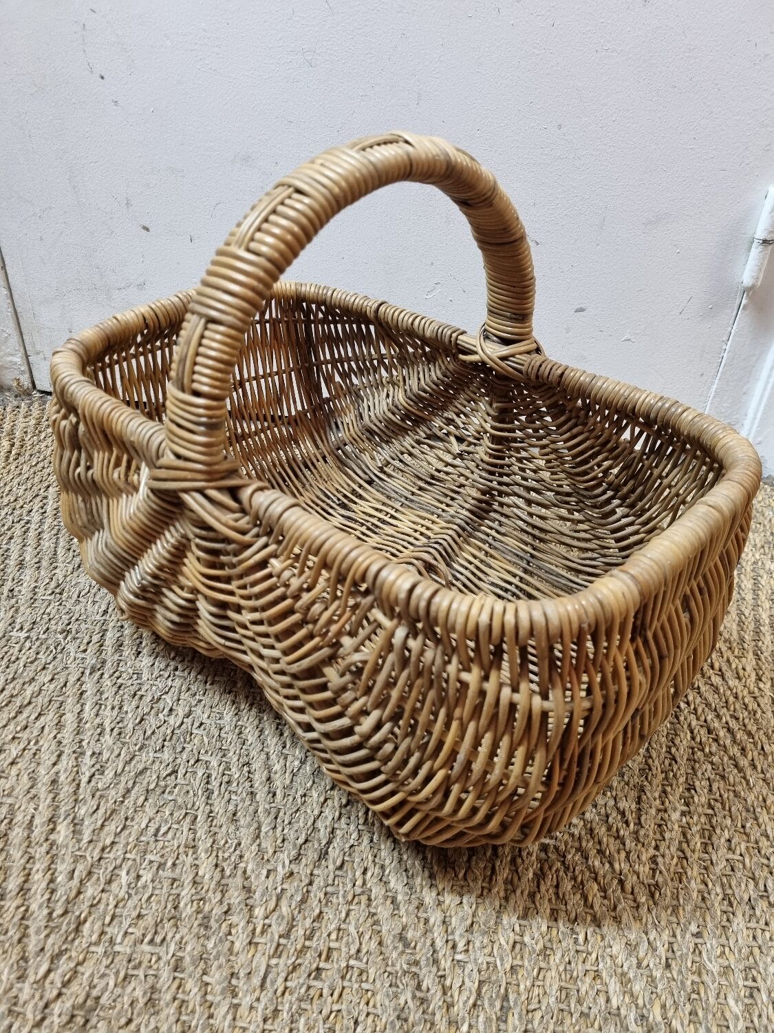 Vintage wicker basket