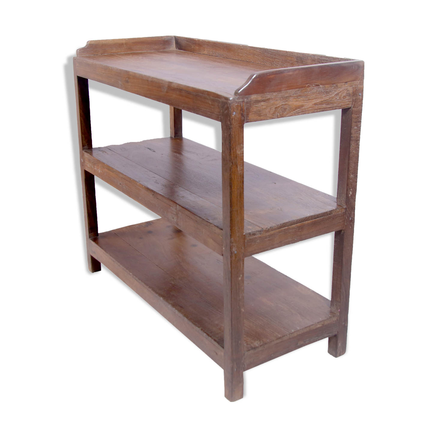 Etagère en teck birman ancien