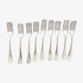Set of 8 old forks