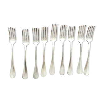 Set of 8 old forks