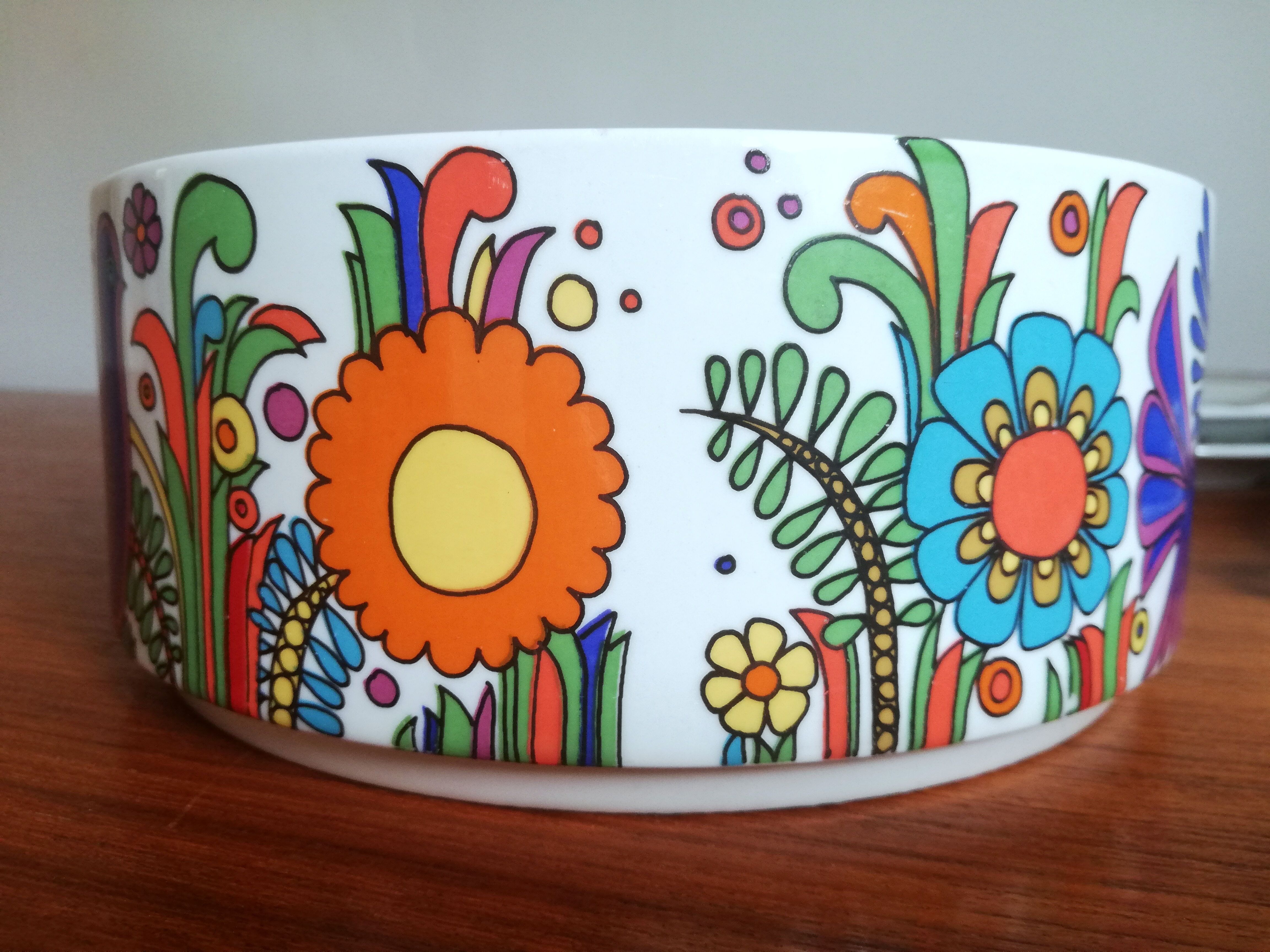 Saladier Acapulco de Villeroy et Boch années 60