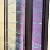 20th-Century “Pope Purple” Oak Display cabinet