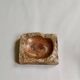Natural onyx stone pocket emptier, 70s-80s