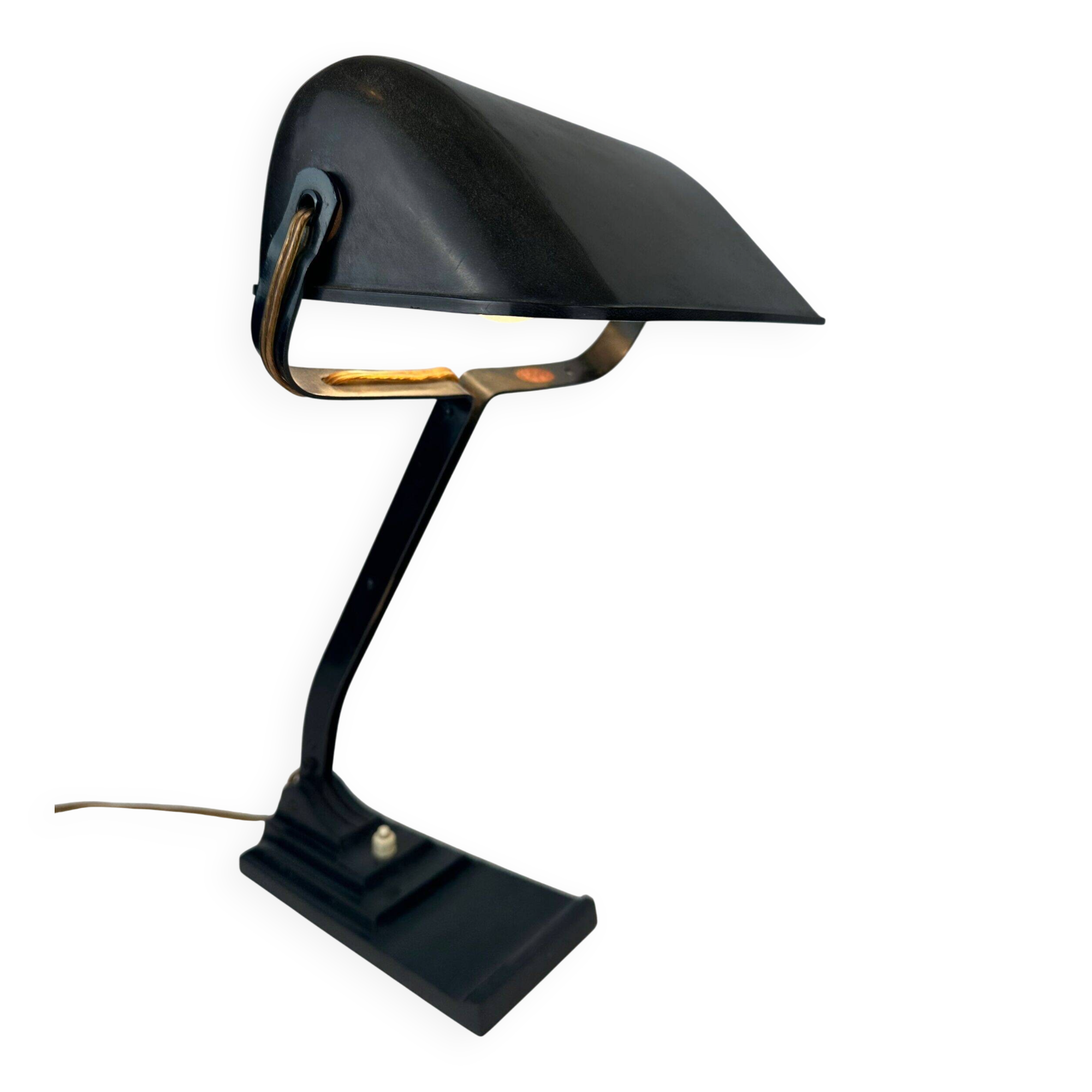 Original Erpé notary lamp – model 52 – Bakelite and cast iron