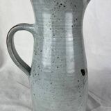 Très grand pichet/vase émaillée signé.