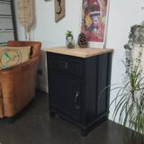 Petit meuble vintage noir